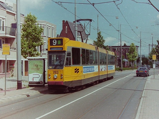 Foto van GVB 9- & 10G-tram 783 Tram door Rienko