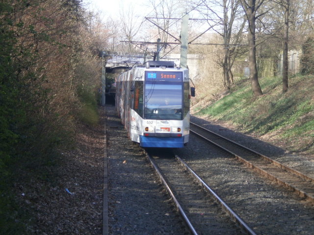 Foto van MoBiel Stadtbahnwagen M/N 8 592 Tram door_gemaakt Perzik