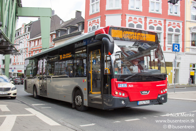 Foto van Rheinbahn VDL Citea LLE-120 7631 Standaardbus door Busentrein