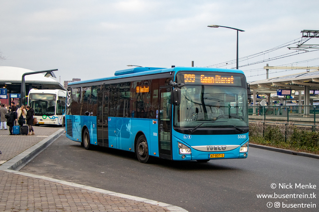 Foto van OVinIJ Iveco Crossway LE (12mtr) 5508 Standaardbus door Busentrein