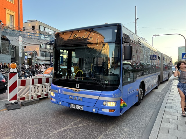 Foto van MVG MAN Lion's City G 5567 Gelede bus door_gemaakt Stadsbus
