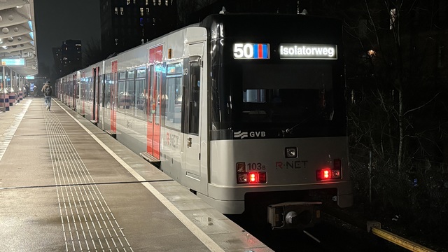 Foto van GVB S3/M4 103 Metro door SteefAchterberg