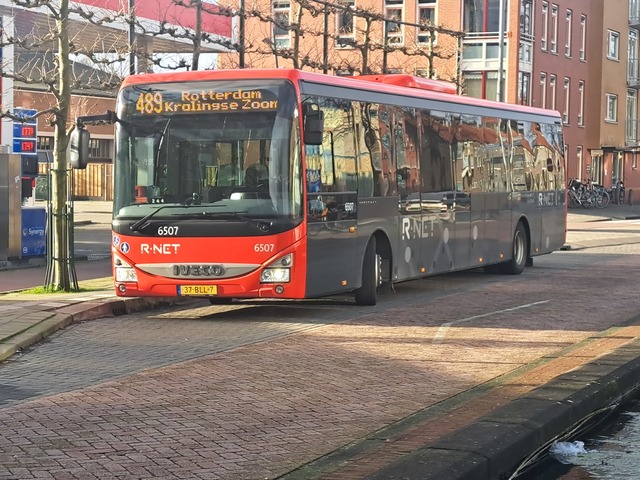 Foto van QBZ Iveco Crossway LE (13mtr) 6507 Standaardbus door treinspotter-Dordrecht-zuid