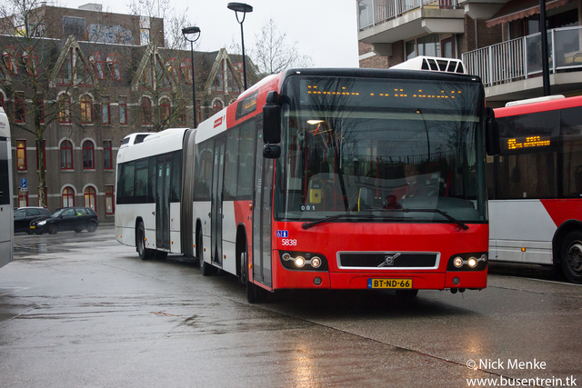 Foto van VEO Volvo 7700A 5838 Gelede bus door_gemaakt Busentrein
