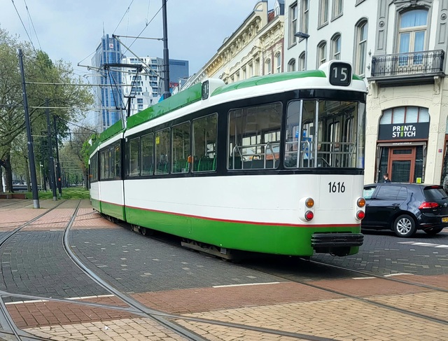 Foto van RoMeO Rotterdamse Düwag GT8 1616 Tram door_gemaakt OVspoter-Lansingerland