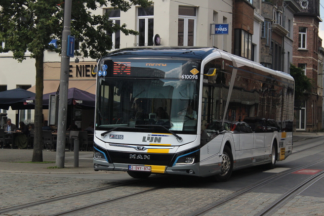 Foto van DeLijn MAN Lion's City 12E 610098 Standaardbus door MHVentura