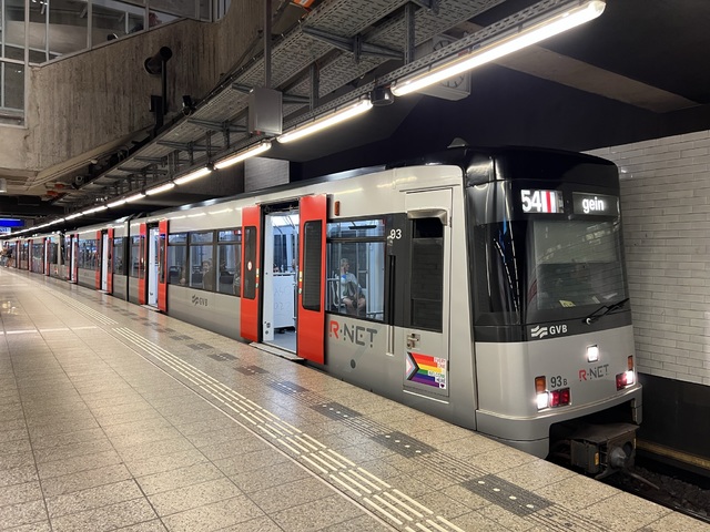 Foto van GVB S3/M4 93 Metro door Stadsbus