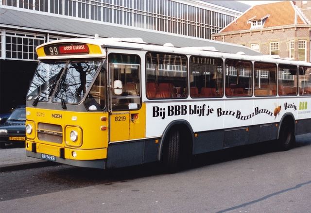 Foto van NZH DAF MB200 8219 Standaardbus door wyke2207