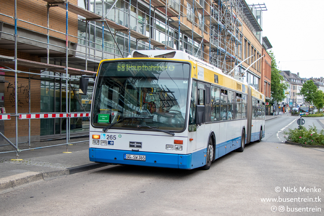 Foto van SWS Van Hool AG300T 265 Gelede bus door_gemaakt Busentrein