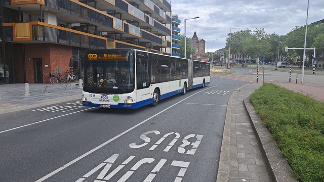 Foto van NIAG MAN Lion's City G 5806 Gelede bus door treinspotter-Dordrecht-zuid