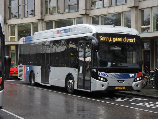 Foto van RET VDL Citea SLE-120 Hybrid 1283 Standaardbus door stefan188