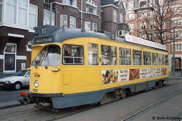 Foto van HTM Haagse PCC 1122 Tram door RW2014