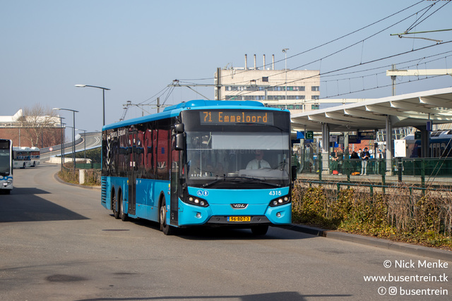 Foto van OVinIJ VDL Citea XLE-145 4315 Standaardbus door_gemaakt Busentrein