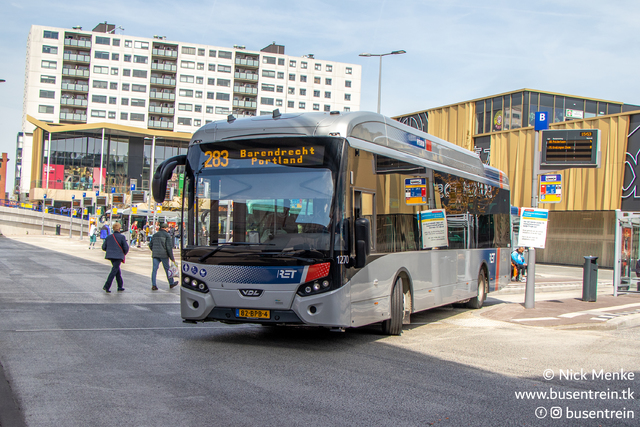 Foto van RET VDL Citea SLE-120 Hybrid 1270 Standaardbus door Busentrein