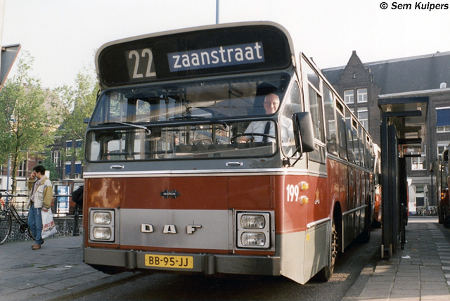 Foto van GVB DAF-Hainje CSA-I 199 Standaardbus door RW2014