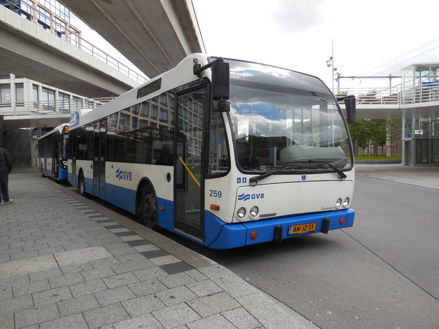 Foto van GVB Berkhof Jonckheer 259 Standaardbus door Stadsbus