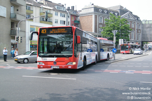 Foto van ASEAG Mercedes-Benz Citaro G 288 Gelede bus door_gemaakt Busentrein