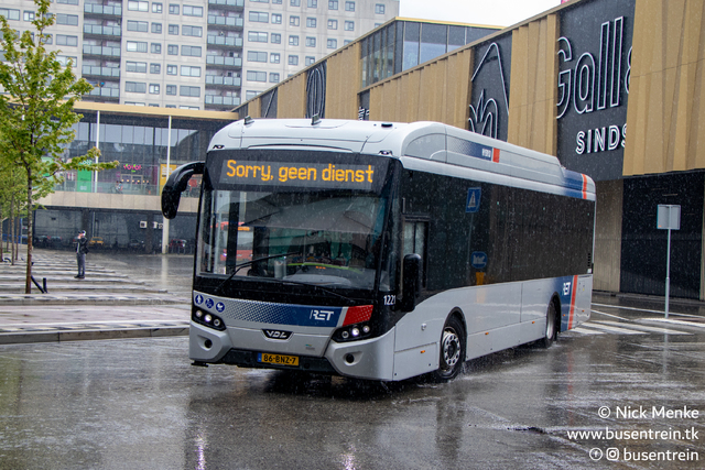 Foto van RET VDL Citea SLE-120 Hybrid 1221 Standaardbus door Busentrein
