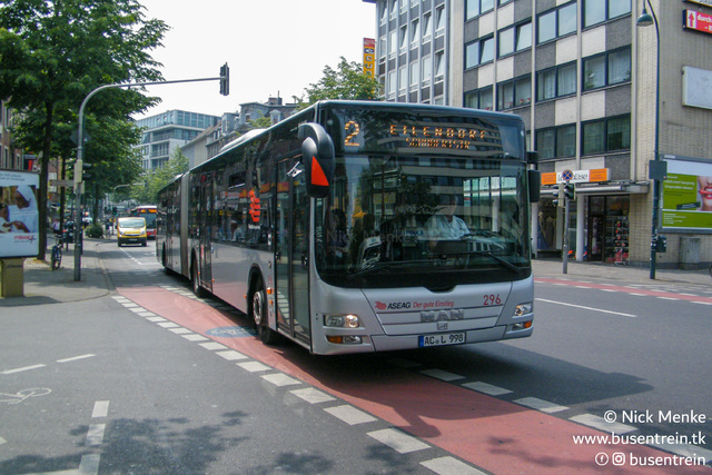 Foto van ASEAG MAN Lion's City GL 296 Gelede bus door Busentrein