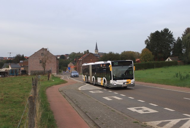 Foto van DeLijn Mercedes-Benz Citaro G Hybrid 602047 Gelede bus door mauricehooikammer