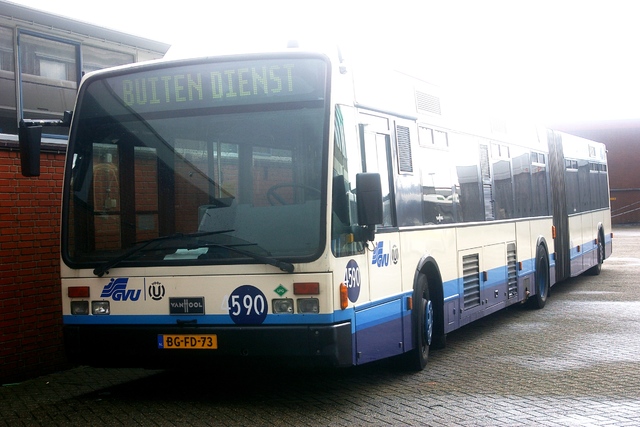 Foto van GVU Van Hool AG300 LPG 4590 Gelede bus door_gemaakt wyke2207