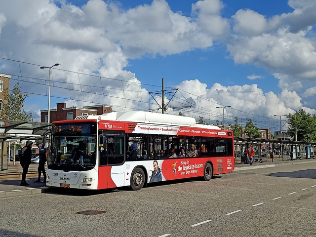 Foto van HTM MAN Lion's City CNG 1008 Standaardbus door Busliefhebber