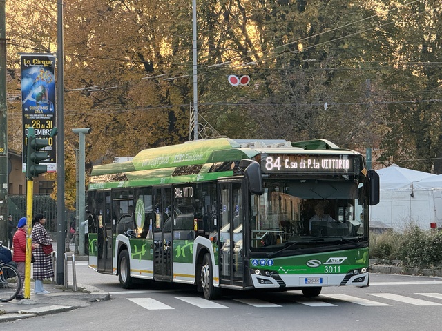 Foto van ATM Solaris Urbino 12 E 3011 Standaardbus door Stadsbus