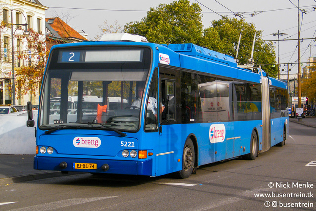 Foto van NVO Berkhof Premier AT 18 5221 Gelede bus door_gemaakt Busentrein