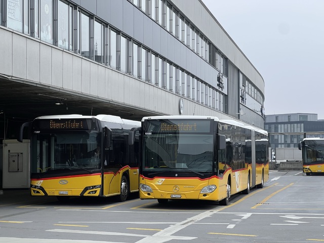 Foto van Postauto Solaris Urbino 18 11207 Gelede bus door_gemaakt Stadsbus