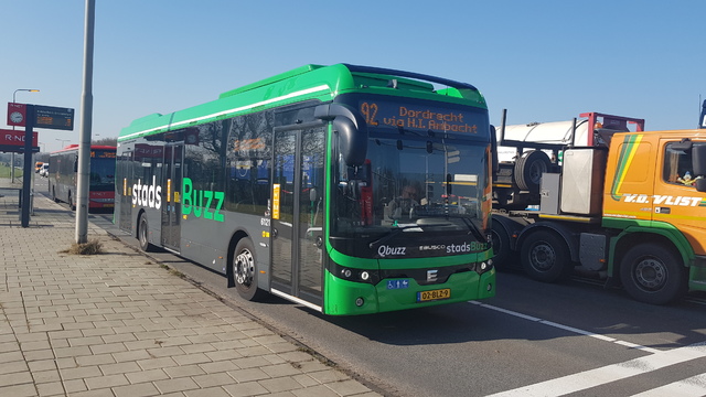 Foto van QBZ Ebusco 2.2 (12mtr) 6121 Standaardbus door treinspotter-Dordrecht-zuid