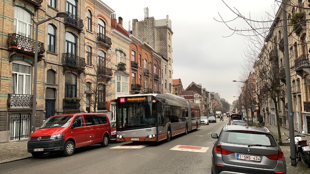 Foto van MIVB Solaris Urbino 18 E 1509 Gelede bus door Stadsbus