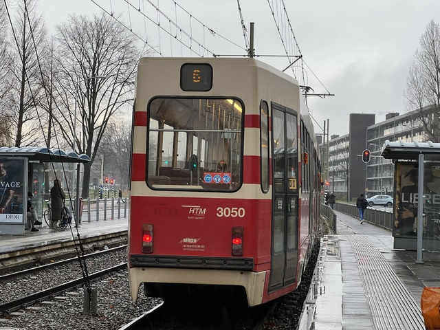 Foto van HTM GTL8 3050 Tram door Stadsbus