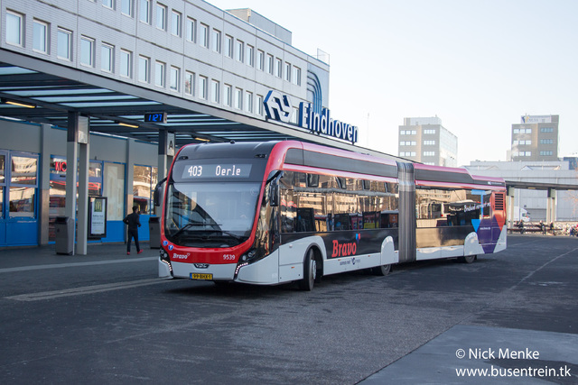 Foto van HER VDL Citea SLFA-181 Electric 9539 Gelede bus door Busentrein