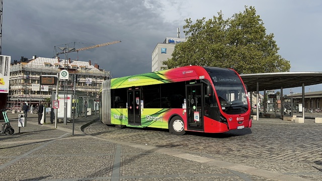 Foto van SWOS VDL Citea SLFA-181 Electric 208 Gelede bus door_gemaakt Stadsbus