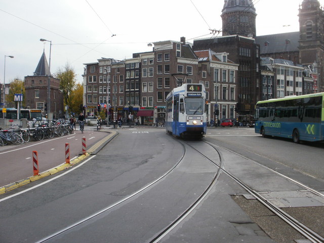 Foto van GVB 9- & 10G-tram 805 Tram door Perzik