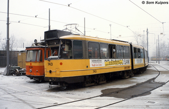 Foto van GVB 8G-tram 743 Tram door_gemaakt RW2014