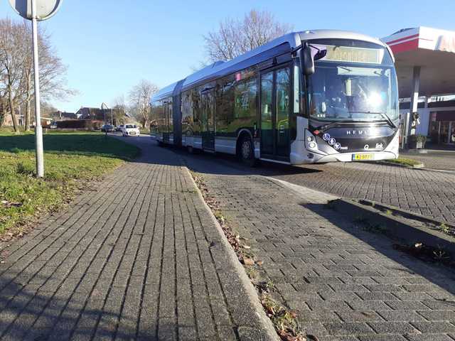 Foto van QBZ Heuliez GX437 ELEC 7445 Gelede bus door_gemaakt Draken-OV