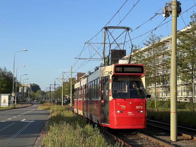 Foto van HTM GTL8 3072 Tram door Stadsbus