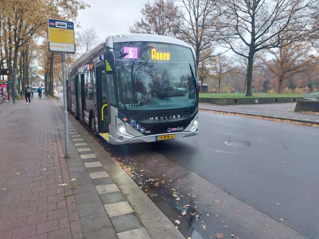 Foto van QBZ Heuliez GX437 ELEC 7433 Gelede bus door_gemaakt Draken-OV