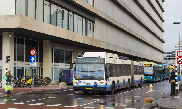 Foto van GVU Van Hool AG300 LPG 4577 Gelede bus door svanpoppel