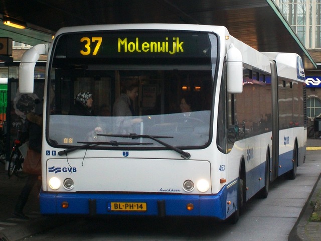 Foto van GVB Berkhof Jonckheer G 453 Gelede bus door wyke2207