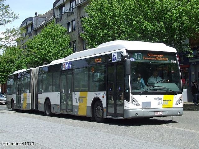 Foto van DeLijn Van Hool AG300 5198 Gelede bus door_gemaakt Marcel1970