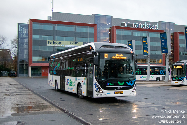 Foto van ARR Volvo 7900 Electric 4957 Standaardbus door Busentrein