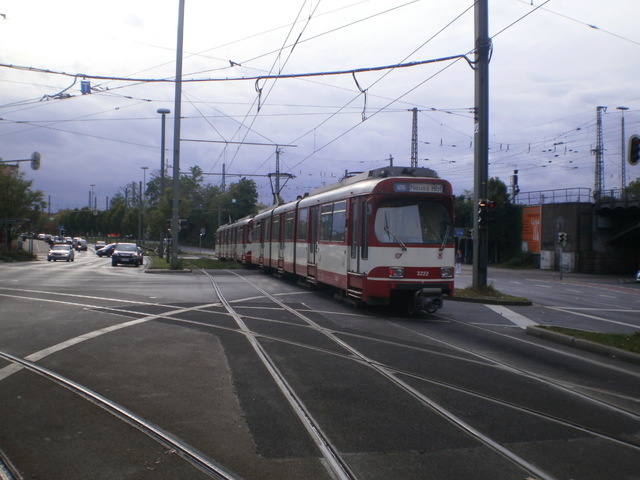 Foto van Rheinbahn GT8S 3222 Tram door_gemaakt Perzik
