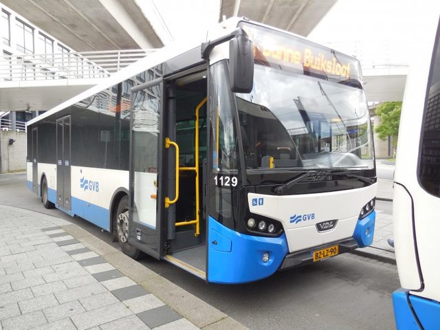Foto van GVB VDL Citea SLF-120 1129 Standaardbus door Stadsbus