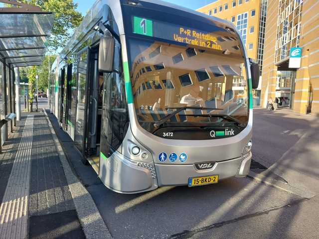 Foto van QBZ VDL Citea SLFA-181 Electric 3472 Gelede bus door_gemaakt Draken-OV