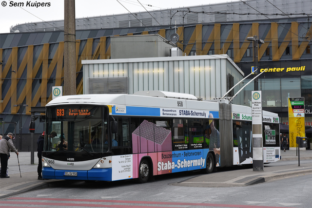 Foto van SWS Hess Swisstrolley 958 Gelede bus door RW2014