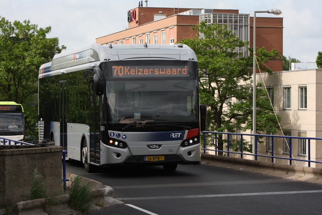 Foto van RET VDL Citea SLE-120 Hybrid 1261 Standaardbus door_gemaakt Tramspoor