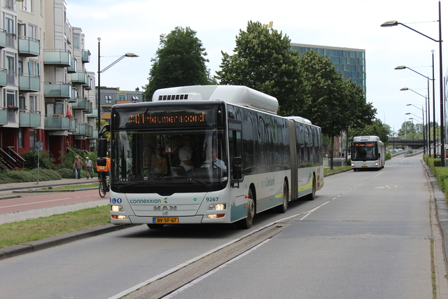 Foto van CXX MAN Lion's City G CNG 9267 Gelede bus door DennisNijmegen