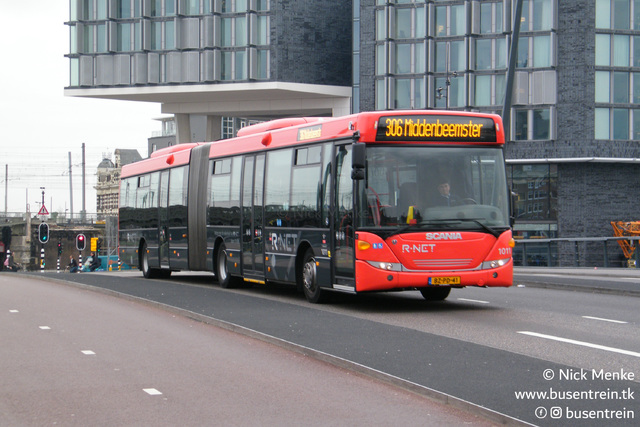 Foto van EBS Scania OmniLink G 1011 Gelede bus door_gemaakt Busentrein